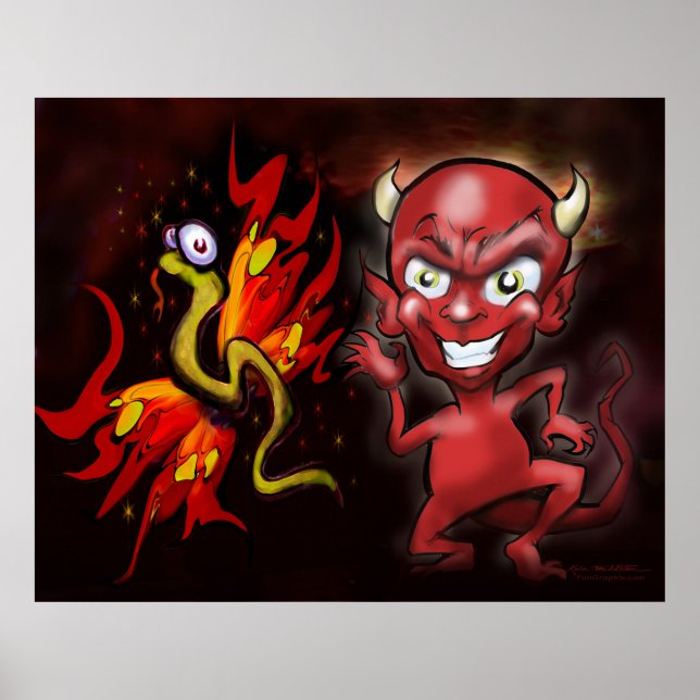 Demon and Butterfly Poster (Vorne)