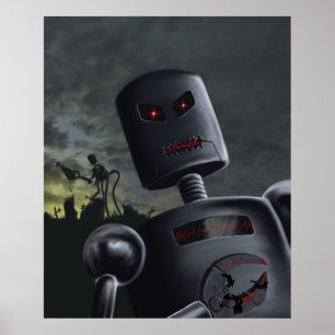 Demon Bots Print Poster