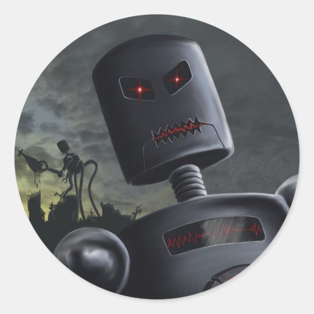 Demon Bots Sticker (Vorderseite)