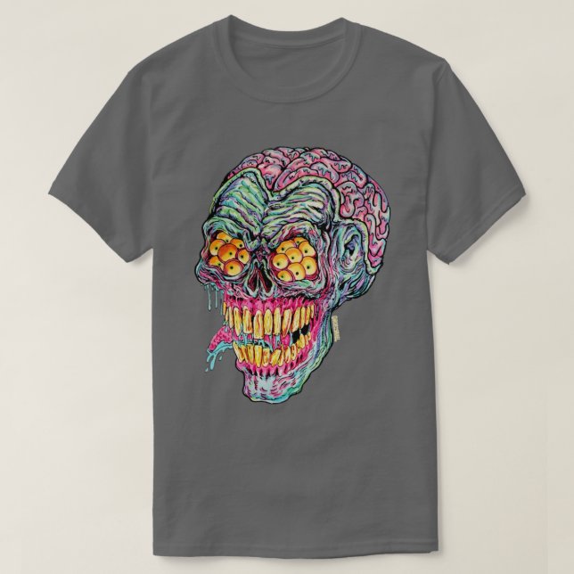 Demon Brain Head T-Shirt (Design vorne)