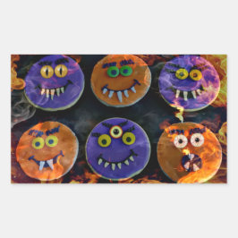 Demon Cookies! Rechteckiger Aufkleber