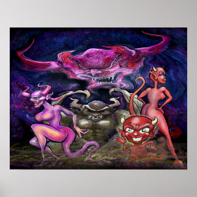 Demon Dance Poster (Vorne)