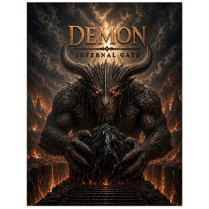 Demon Höllentor Dark Cinema Postkarte