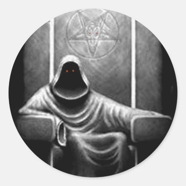 Demon Hunter Runder Aufkleber (Vorderseite)