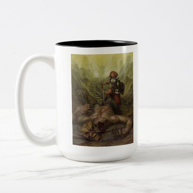 Demon Hunter Zweifarbige Tasse (Links)