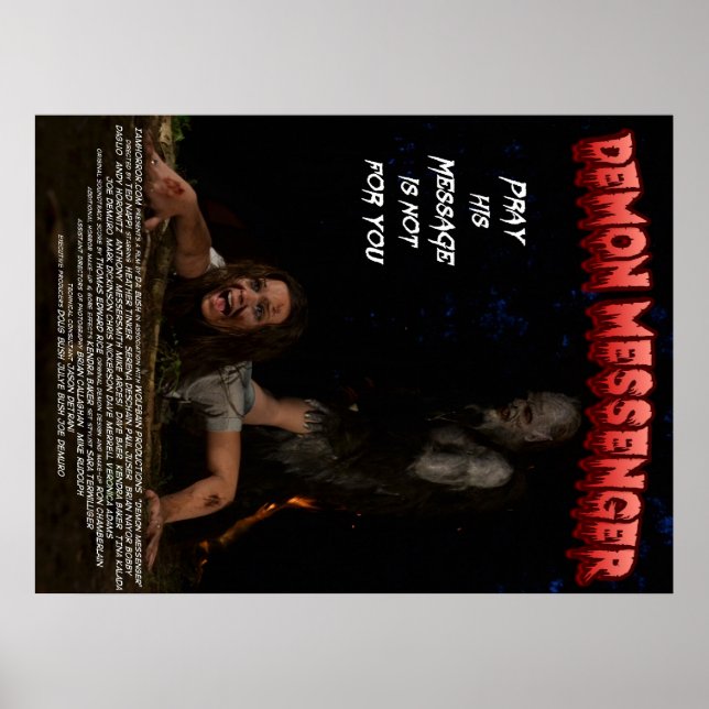Demon Messenger Movie Poster (Vorne)