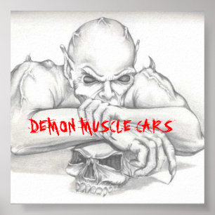 DEMON OPTION 1, DEMON MUSCLE CARS POSTER