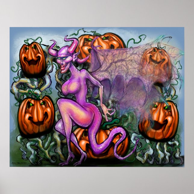 Demon Pumpkins Poster (Vorne)