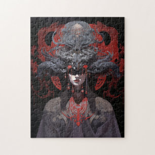 Demon Queen Fantasy Art Puzzle