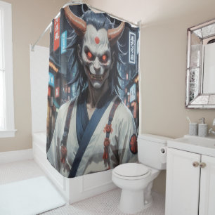 Demon Samurai Duschvorhang