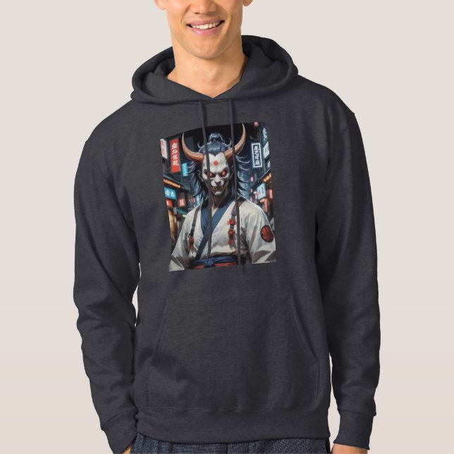 Demon Samurai Hoodie (Vorderseite)