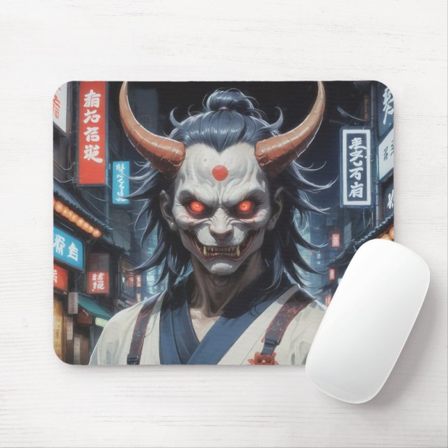 Demon Samurai Mousepad (Mit Mouse)