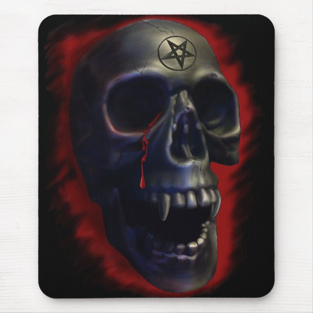 Demon Skull 1 Mousepad (Vorne)