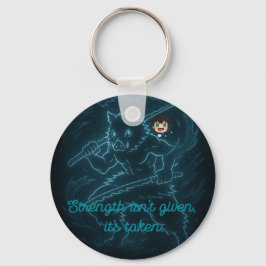 Demon Slayer Inosuke inspiriert Schlüsselanhänger