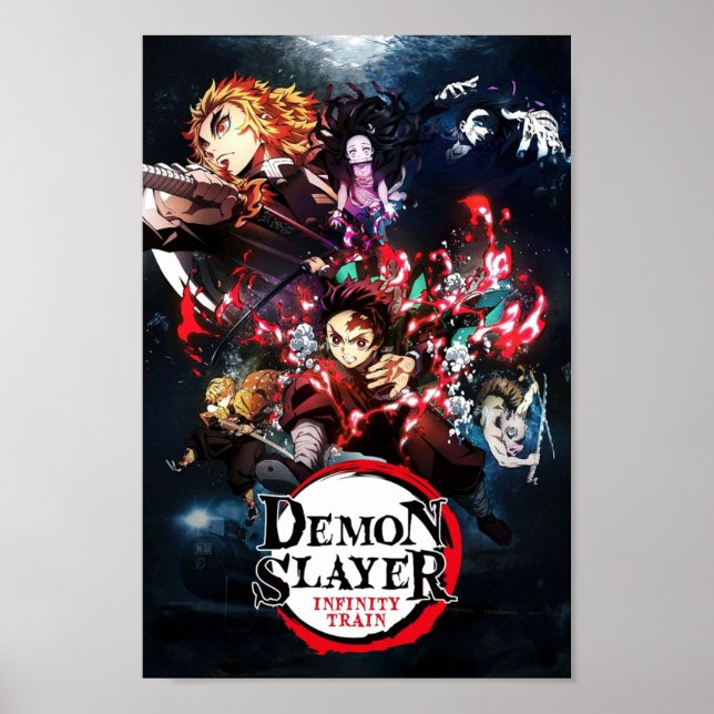 Demon Slayer Kimetsu no Yaiba Der Film Mugen Tr Poster (Vorne)