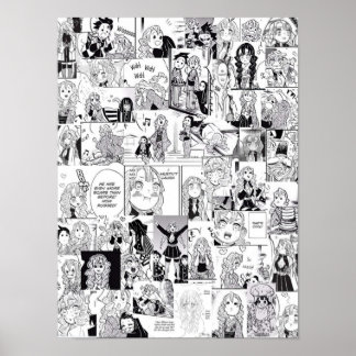 Demon Slayer Mitsuri Kanroji Collage Poster