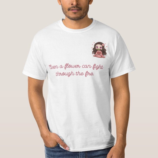 Demon Slayer Nezuko inspiriert T-Shirt (Vorderseite)