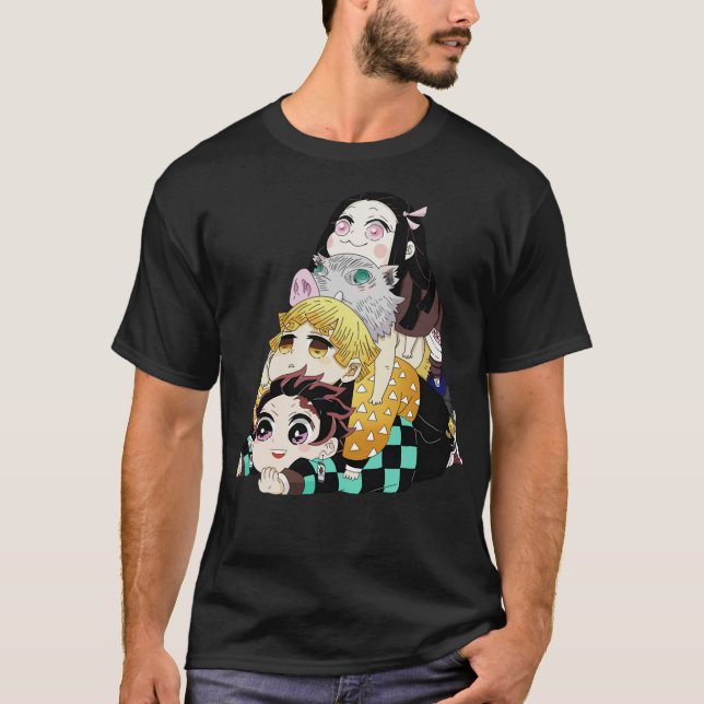 Demon Slayer Nezuko Kimetsu No Yaiba Anime Shirt  (Vorderseite)