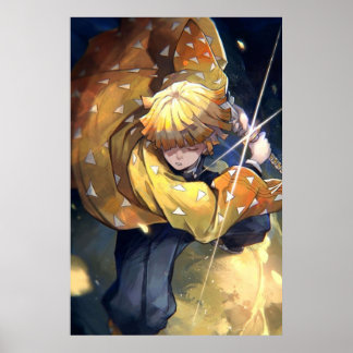 Demon Slayer Zenitsu Agatsuma 1 Poster