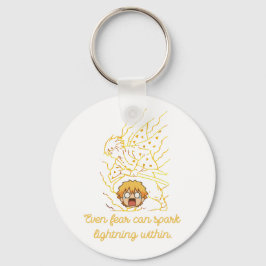 Demon Slayer Zenitsu inspiriert Schlüsselanhänger