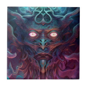 Demon Surreal Dark Fantasy Art Fliese