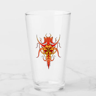 Demon Tribal Tattoo Design Glas