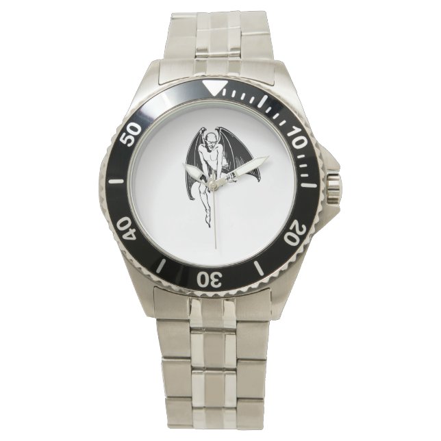 Demon-Uhr Armbanduhr (Vorderseite)