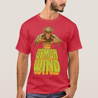 Demon Wind Klassisches Kult-Horror-Design T-Shirt