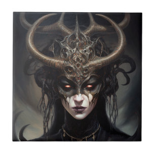 Demon Woman Queen Dark Fantasy Art Fliese