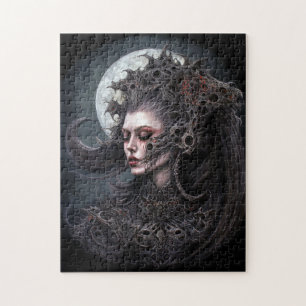 Demon Woman Queen Dark Fantasy Art Puzzle