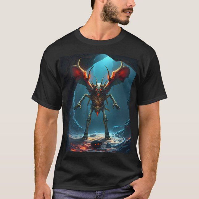 Demonic Guardian of the Depths T-Shirt (Vorderseite)