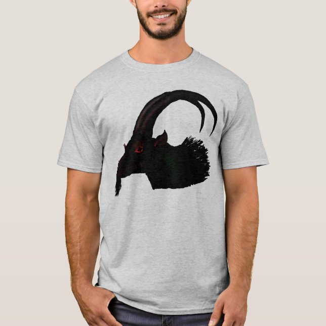Demonic Ziegen-Shirt T-Shirt (Vorderseite)