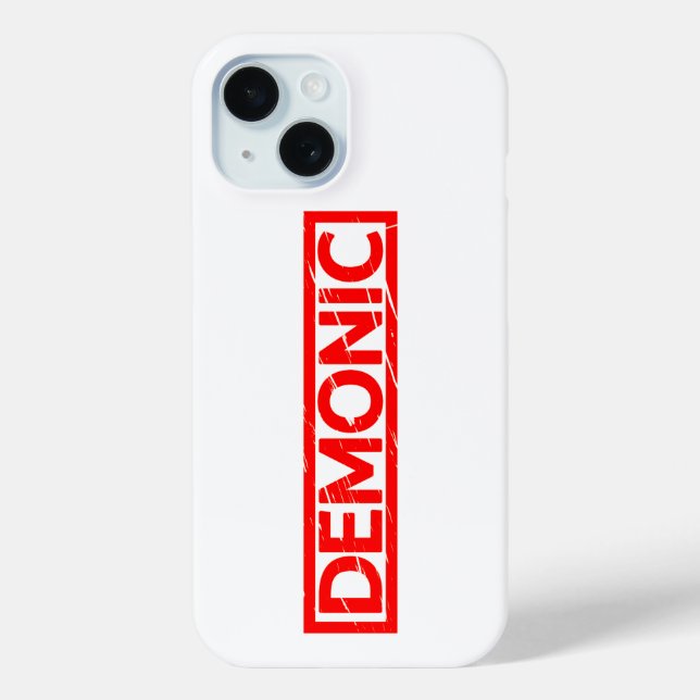 Demonische Briefmarke Case-Mate iPhone Hülle (Rückseite)