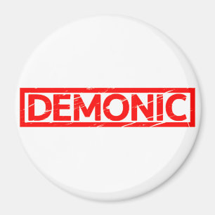 Demonische Briefmarke Magnet