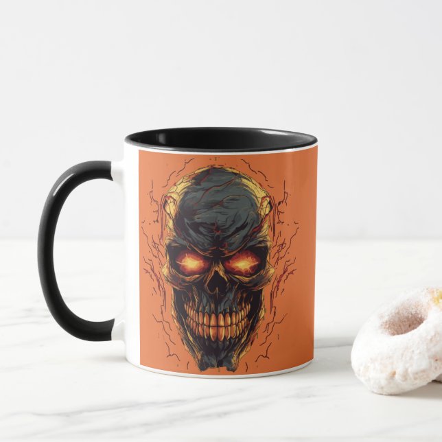 Demonische Zähigkeit Tasse (Mit Donut)