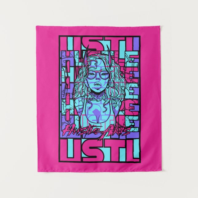 Demonischer Reiz  Wandteppich (Vorderseite)