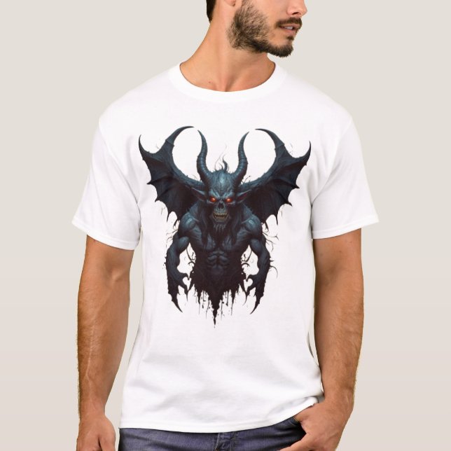 Demonischer Zorn T-Shirt (Vorderseite)