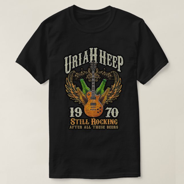 Demons and Wizards Uriah Rock Band Essential T-Shi T-Shirt (Design vorne)