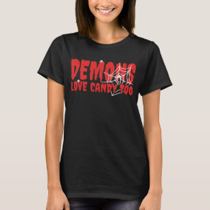 Demons Liebe Candy zu Halloween T-Shirt