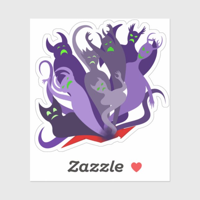 Demons of the Abyss Aufkleber (Blatt)