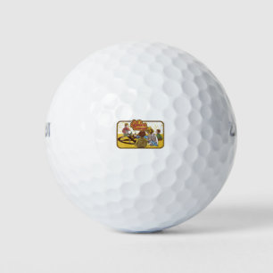 Demons Retro Vintager Horror beschreiben Golfball