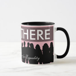 Demonstranten für die Gleichstellung von März der Tasse