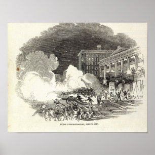 Demonstration in Jersey City Poster