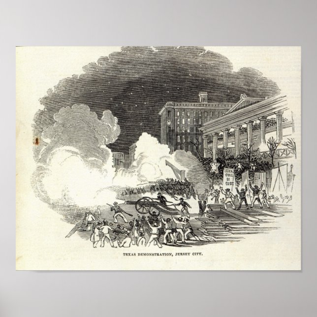 Demonstration in Jersey City Poster (Vorne)