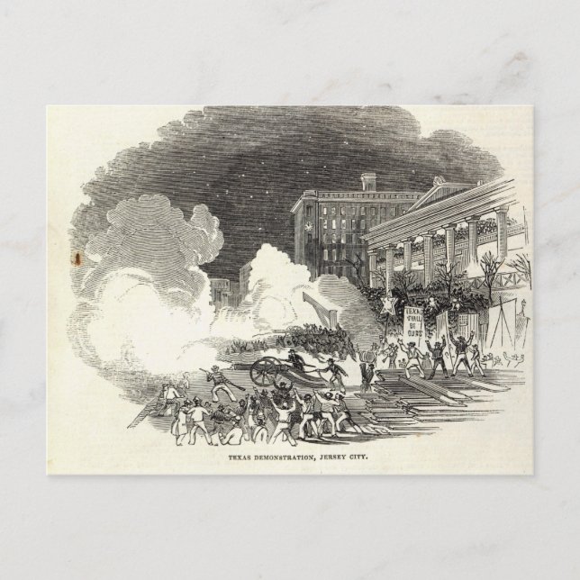 Demonstration in Jersey City Postkarte (Vorderseite)
