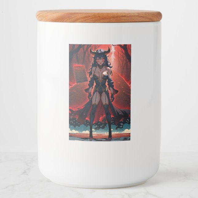 Demonstration mit Kontakt an Crossroads, Anime Dem Lebensmitteletikett (Vorderseite)