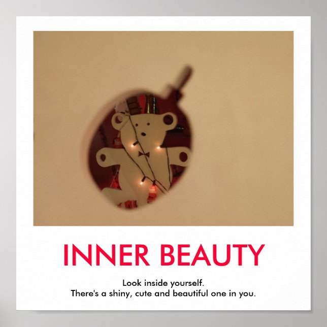 Demotivationspaket INNER BEAUTY Poster (Vorne)
