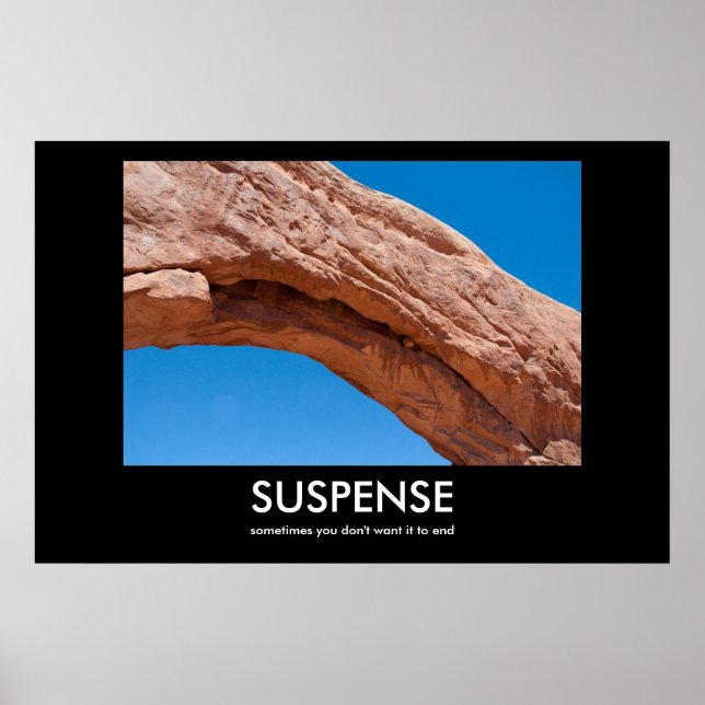 Demotivationspaket SUSPENSE Poster (Vorne)