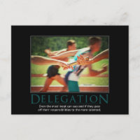 Demotivitäts-Postkarte