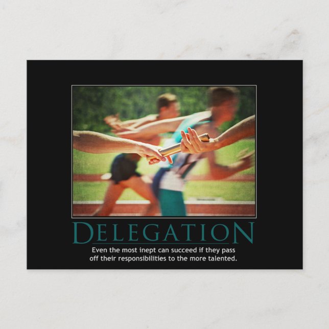 Demotivitäts-Postkarte Postkarte (Vorderseite)